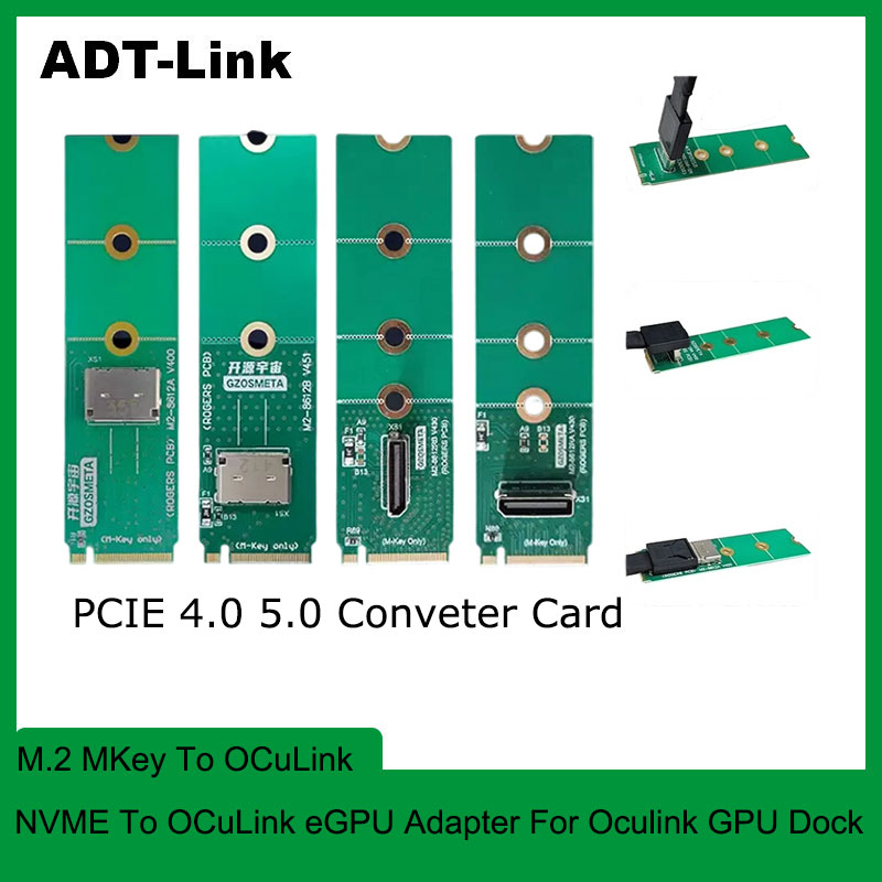 Oculink Egpu Dock Graphics Card - ADT-Link M.2 auf Oculink Schnittstellenkarte Grafikdock