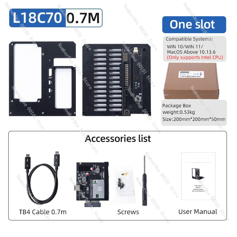 Thunderbolt 4 External Gpu Enclosure - Für L18 Thunderbolt 3 4 GPU