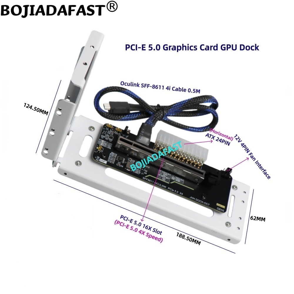PCI-E 5.0 X4 OCuLink Externe G – Oculink Egpu Dock Graphics Card Bewertung und Preis